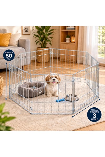 PKR Köpek ve evcil hayvan oyun alanı metal çit