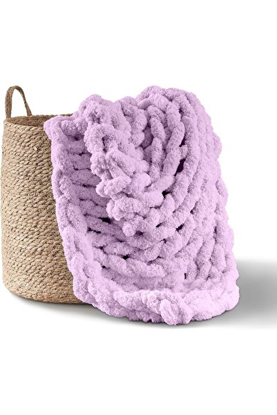 GENERAL Adyrescia Chunky Knit Blanket Throw | 100% Hand Knit with Jumbo Cheni...