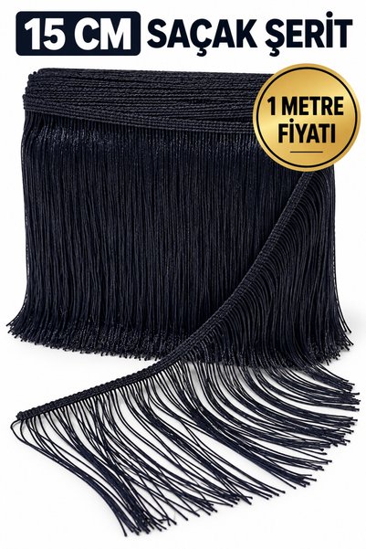 Massaltay 15 cm Saçak Püskül 1 Metre Beyaz – Tekstil Aksesuarı, Elbise Abiye ...