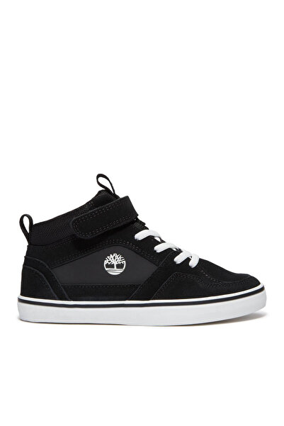 Timberland Stone Jump Mid Hook&Loop Çocuk Siyah Sneaker