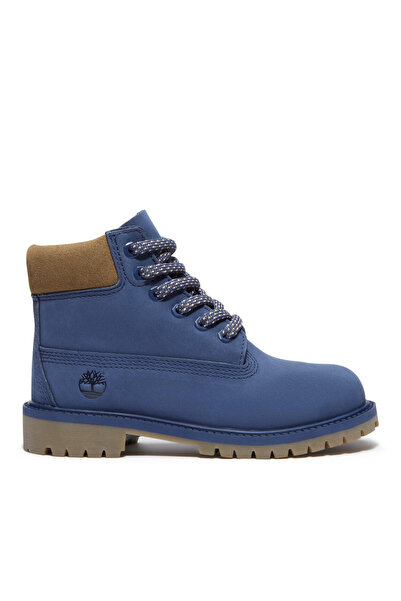 Timberland Premium 6 Inch Lace up Waterproof Children's Blue Boots