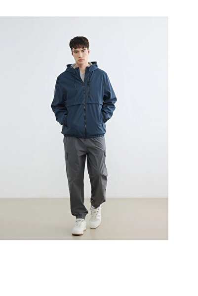 LC Waikiki Lcw Ai̇ki̇ki̇ Regular Fit Hooded Men's Raincoat