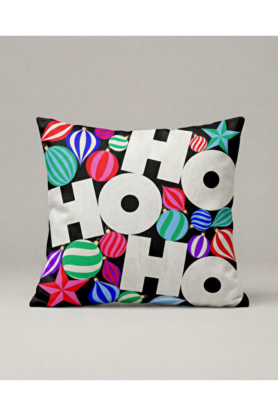 viki concept Modern Ho Ho Ho Patterned Cushion Cover 365 – Festive Ornaments ...