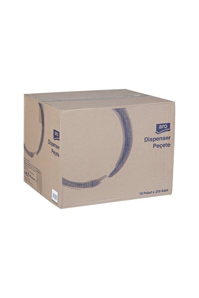 Dispenser Peçete 250'li X 18 Paket Tek Katlı 23,5x17 cm