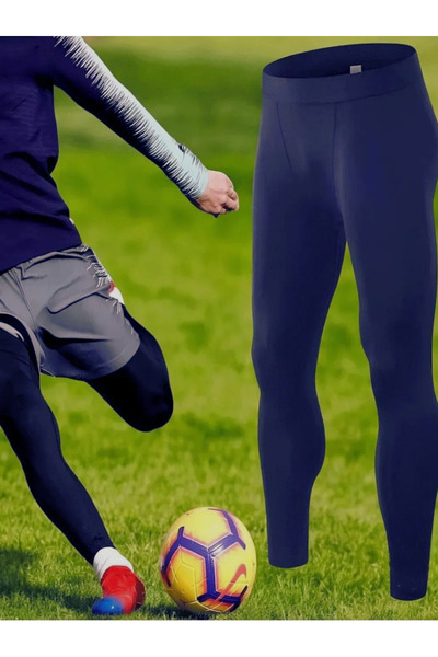 RUTBİL SPORTS Profesyonel Siyah Futbolcu Taytı -PRO Spor Taytı-Koşu Taytı -Er...