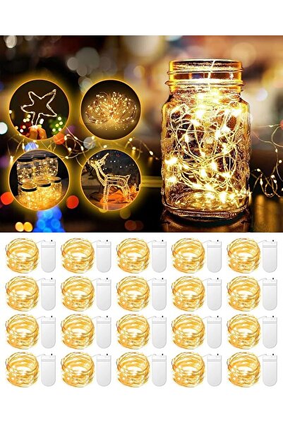GENERAL 20 Pack Fairy Lights Battery Operated, 3.3ft 20 LED Mini String Light...