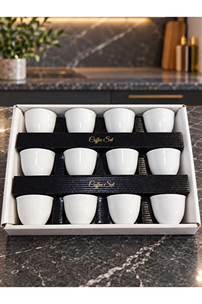 AR HOME 12 Piece Porcelain Arabic Coffe Set