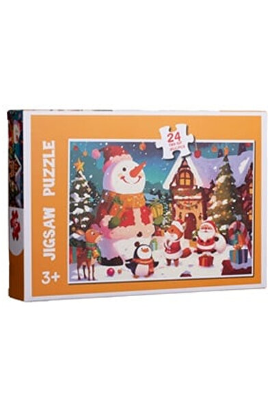 OEM Коледни фигурки-пъзели в Снежно село (24 части)