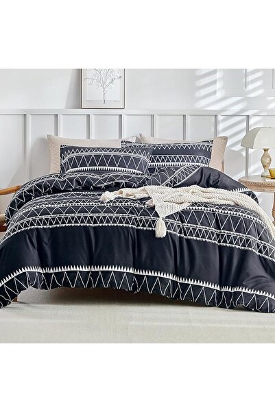 GENERAL Tokokimo Queen Size Duvet Cover, 3-Piece 1000TC Ultra Soft Microfiber...