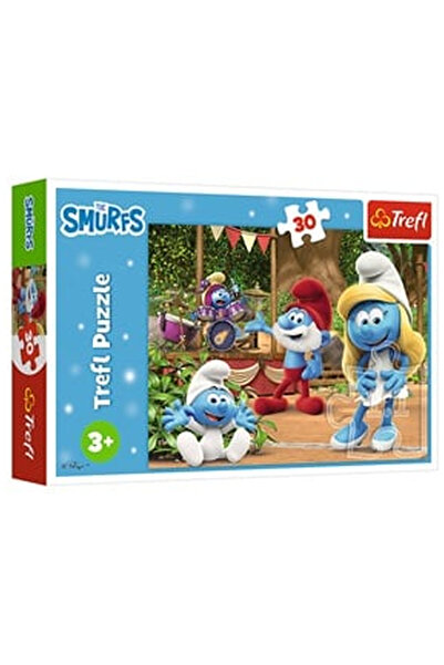 OEM Smurfs Puzzle Drum Scene (30 Pieces) - Trefl