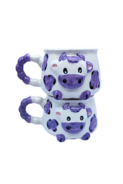 sharp&art Relief Pattern 15 Different Models 2-Piece Mug, Hand-Crafted, 2D 36...
