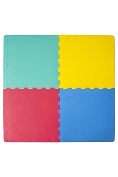 OEM Covor Puzzle Colorat pentru Copii 63x63cm (4 bucati)