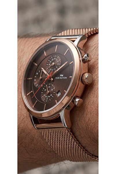 Formotion Fm.B07777.01 Copper Color Steel Men's Wristwatch