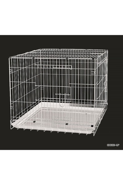 Dayang SVL-SHOP Köpek Kafesi (215932) Beyaz 93x56.5x63.5