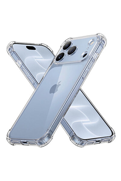 Techsuit Husă pentru iPhone 18 Pro / iPhone 17 Pro - Silicon transparent anti...