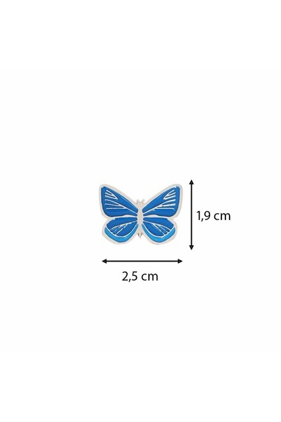 meridox Kelebek Metal Yaka Rozeti 1 Adet