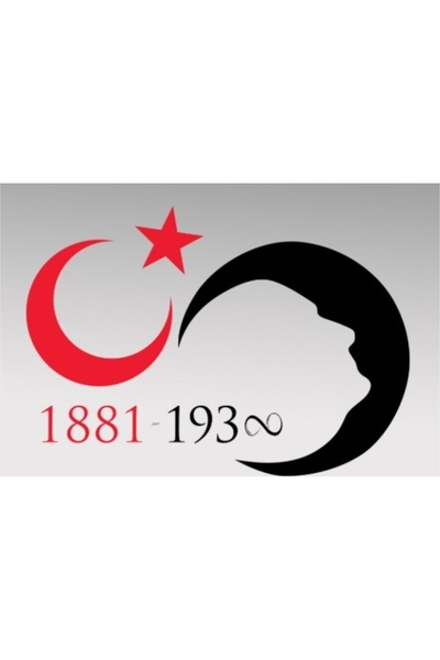 EYBA STİCKER ملصق تذكاري أتاتورك، 10 نوفمبر 1938، ملصق نجمة القمر، ملصق تلقائ...