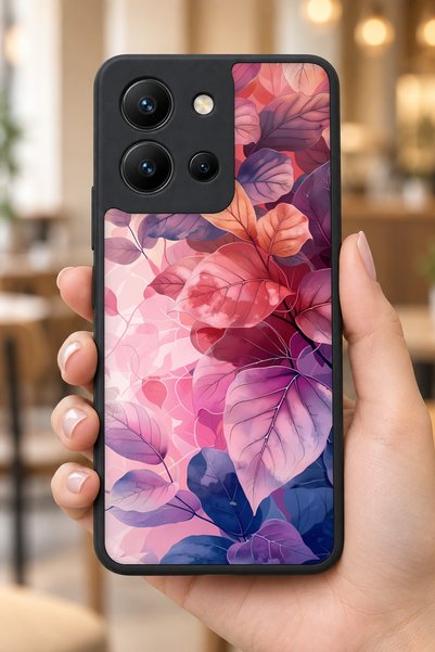 BGAKSESUAR حافظة مقاومة للصدمات متوافقة مع Vivo Y36 ومزودة بنمط نباتي وحماية ...