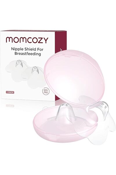Momcozy Nipple Shield, Floral Contact Nipple Shield for Breastfeeding Moms wi...