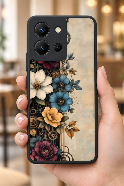 BGAKSESUAR حافظة مقاومة للصدمات متوافقة مع Vivo Y36 بنمط Steampunk مع حماية ل...