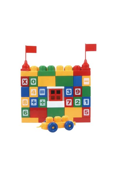 Tradesor Σετ κατασκευών DIY με τουβλάκια & αριθμούς - 68pcs - 2289 - 233038