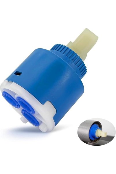 SYOSI Tap Cartridge Replacement for Kitchen & Bathroom Faucet, 35mm Ceramic D...