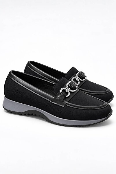 SOLERIUM SHOES Mevsimlik Günlük ortopedik rahat Tokalı kadın babet ayakkabı