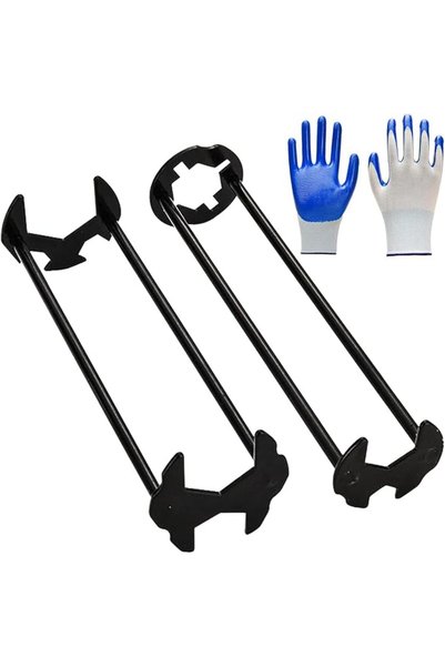 Yelajoy 2 PCS Basin Wrench, Multifunctional Sink Faucet Tool, Under Sink Plum...