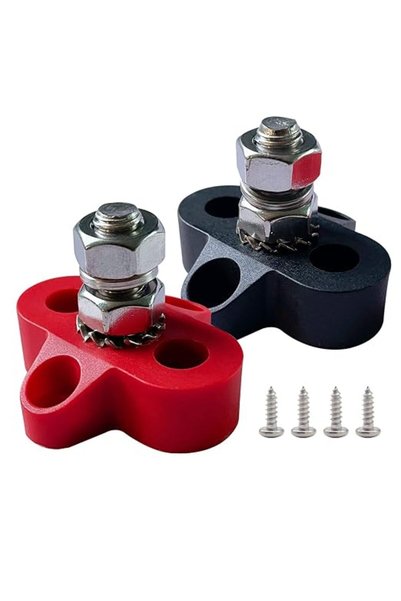 KASTWAVE 5/16" Single Stud Battery Junction Posts, Bus Bar 12V 200A Battery W...