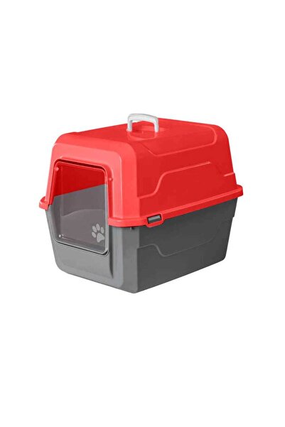 Tradesor Λεκάνη γάτας κλειστή - Catbus - 52x37x48cm - 006187 - Red