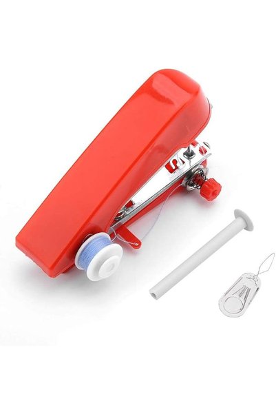 WALFRONT Mini Manual Portable Pocket-sized Small Sewing Machine Portable Stit...
