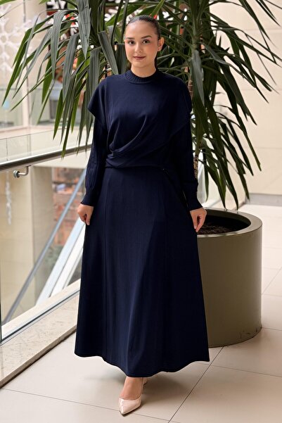MISS DALIDA Missdalida Knitted Technical Knitwear Flared Skirt