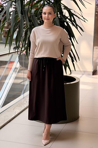 sentez giyim Sentez Pure Side-Piped Skirt