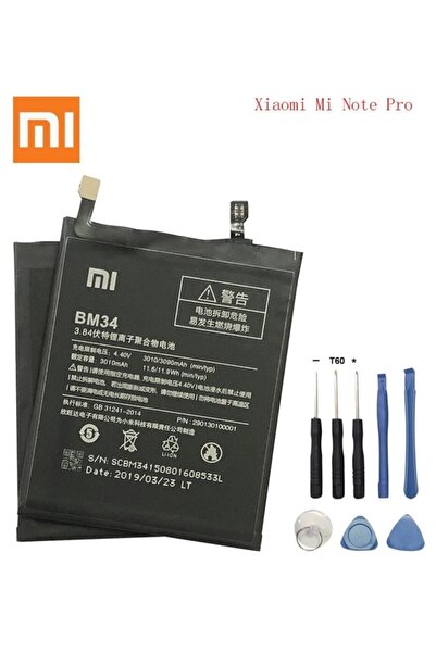 Beruflic Xiaomi Mi Note Pro Batarya Pil Ve Tamir Seti Bm34