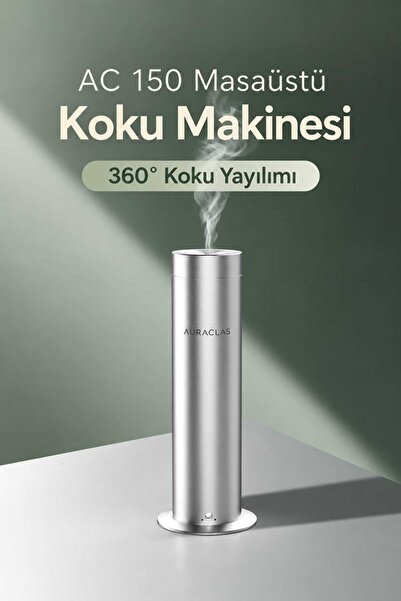 AC150-Siyah- Profesyonel Koku Makinesi 150 ml Bluetooth Kontrollü Sessiz Ortam Kokulandırma Cihazı