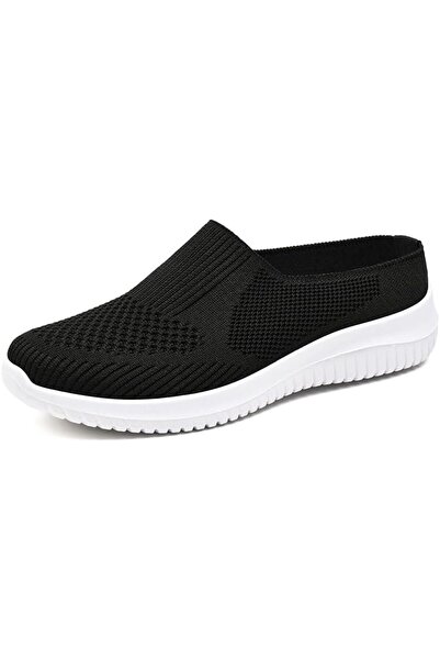 Generic Women's Breathable Mesh Slip-On Mules, Lightweight Non-Slip Walking S...