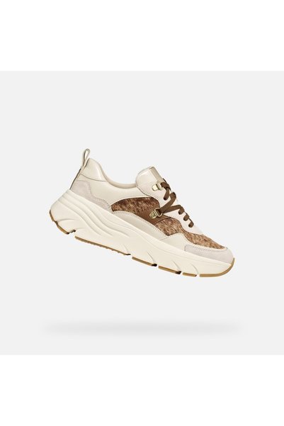 Geox Diamanta - Adidași de damă, crem