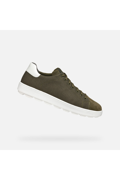 Geox Spherica Ecub-1 - Adidași bărbați, Kaki