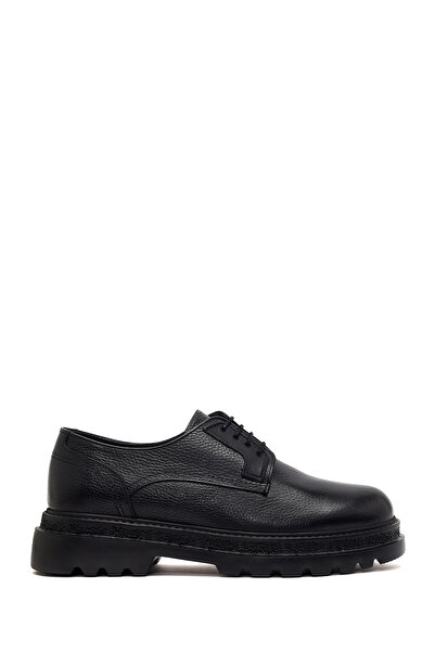 Derimod Men's Black Lace-Up Leather Casual Shoes Wm780012Df