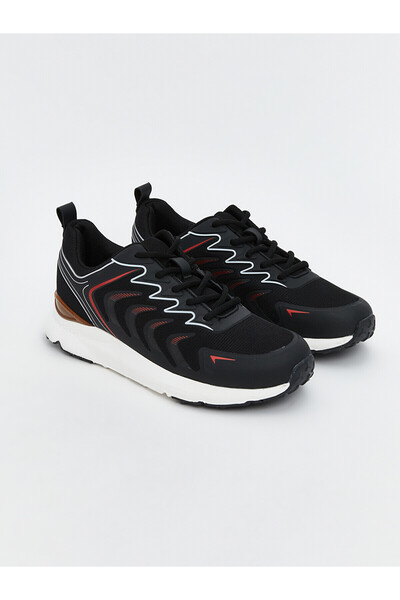 LC Waikiki Letoon Black Men's Sneaker with Nevavm Difference