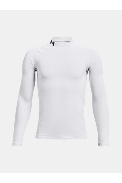 Under Armour UA CG Armour Mock LS-WHT - Tricou