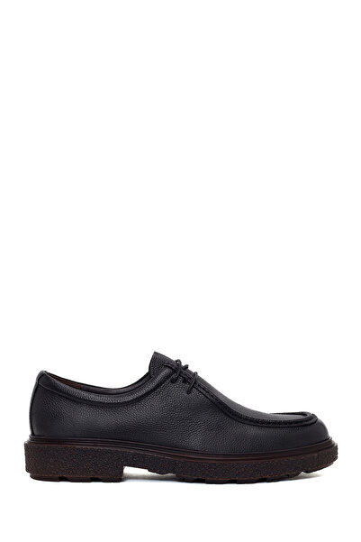 Derimod Men's Black Lace-Up Leather Casual Shoes Wm680039Df