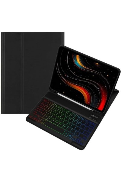 HYX Colorful Backlit keyboard Case for Galaxy Tab S10 Lite / S10 FE / S9 FE 1...