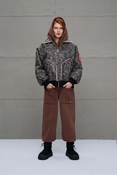 #vdr viadellerose Black Oversize Pilot Jacket 18258