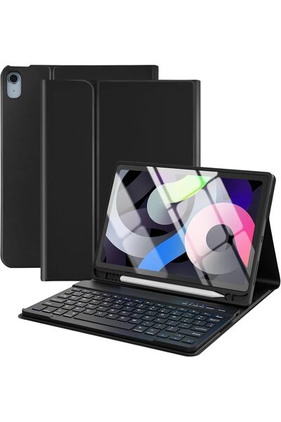 HYX Case for iPad Air 11"(/M4/M3) 2024-2026, Keyboard Cover with Pen Holder, ...
