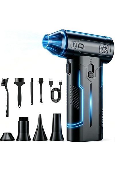 LYAROMIS منفاخ هواء مضغوط، منفاخ هواء كهربائي متعدد السرعات قابل للتعديل بسرع...