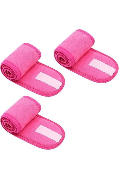 GENERAL 3-Pack Microfiber Magic Hair Headband-Reusable & Adjustable Makeup He...