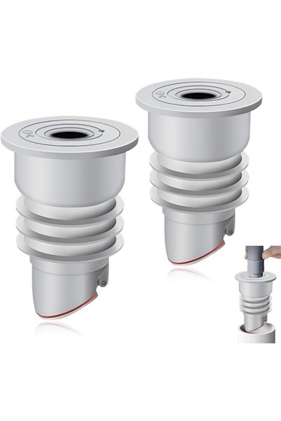 Yelajoy 2 Pack Sewer Pipe Seal Ring Sealing Cover, Preventer Silicone Odor Pr...