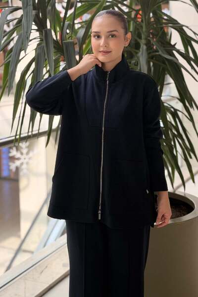 MISS DALIDA Missdalida Half Turtleneck Sports Jacket