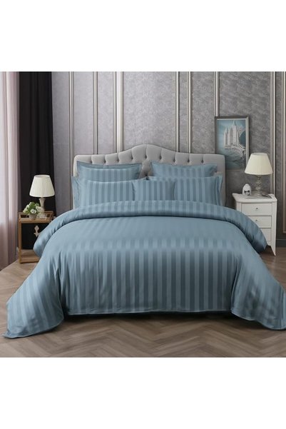 Master Home Textile طقم لحاف فندقي من الألياف الدقيقة ماركة MASTER، يناسب سري...